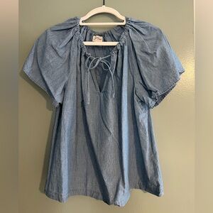 NWOT Jcrew Chambray Top
